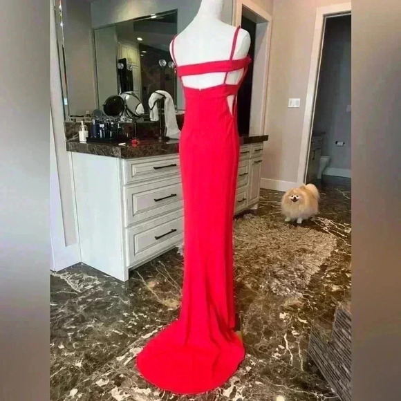 NWT- LOVERS AND FRIENDS Cece Gown in Red Rose- Size-medium - Picture 8 of 11